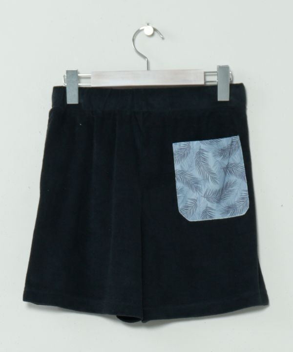 Pantalones cortos hawaianos con bolsillos y forro polar Kahiko - Ametsuchi
