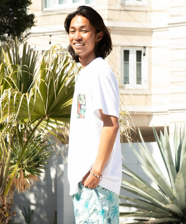 Hawaiian Pocket Men T-Shirt by Kahiko - Ametsuchi