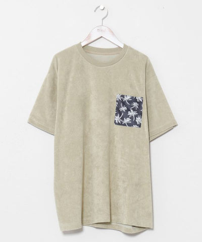 Hawaiian Pocket Men T-Shirt by Kahiko - Ametsuchi