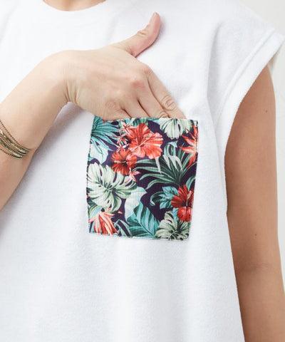 Hawaiian Pocket Men Tank by Kahiko - Ametsuchi