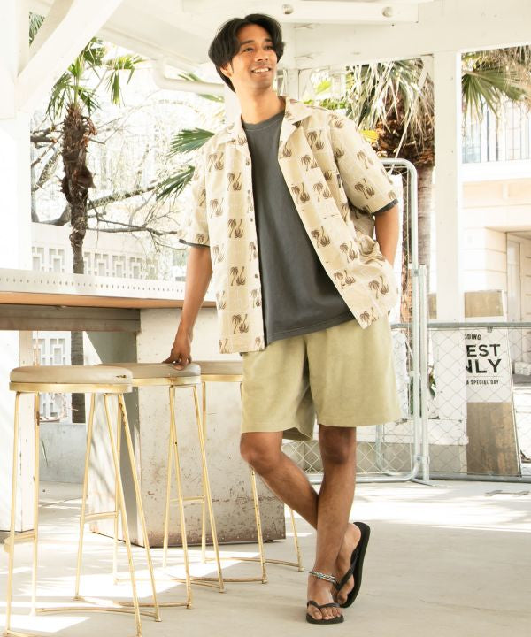 Hawaiian Pocket Men Shorts by Kahiko - Ametsuchi