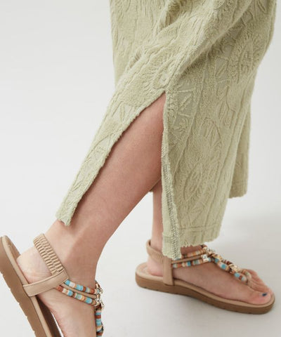 SURF＆Palms Printed Pile Resort Dress by Kahiko - Ametsuchi