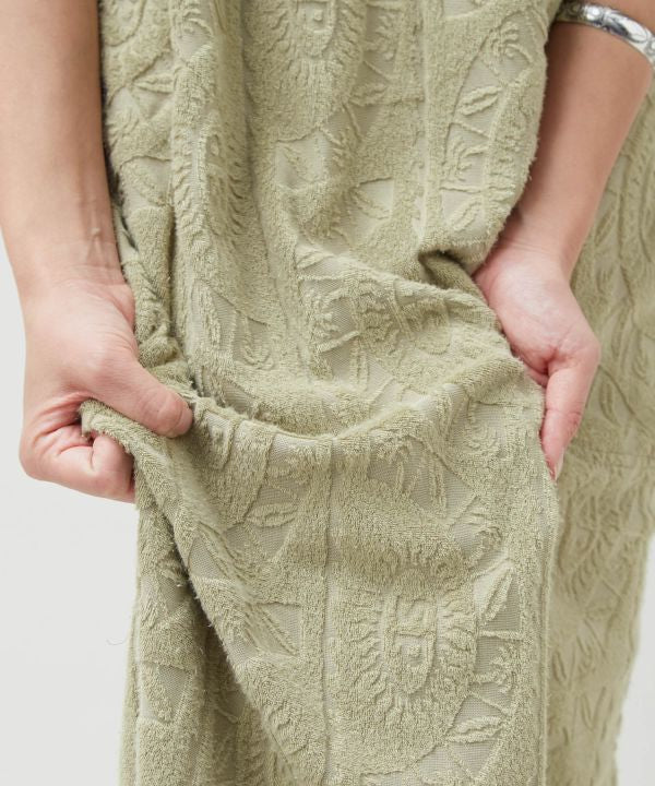 SURF＆Palms Printed Pile Resort Dress by Kahiko - Ametsuchi