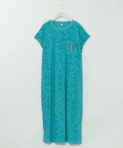 SURF＆Palms Printed Pile Resort Dress by Kahiko - Ametsuchi