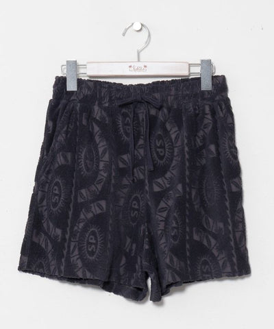 SURF＆Palms Printed Pile Resort Shorts by Kahiko - Ametsuchi
