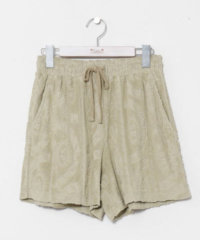 SURF＆Palms Printed Pile Resort Shorts by Kahiko - Ametsuchi
