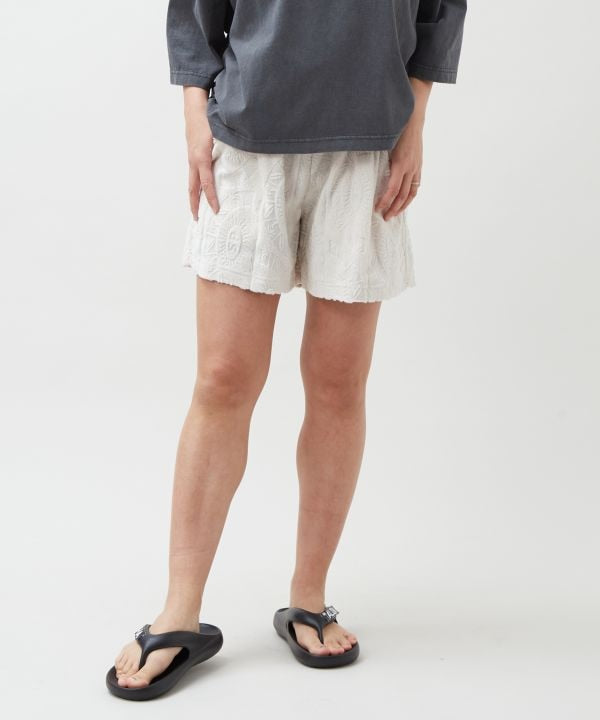 SURF＆Palms Printed Pile Resort Shorts