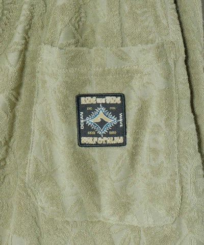 SURF＆Palms Patterned Pile Resort Shorts by Kahiko - Ametsuchi