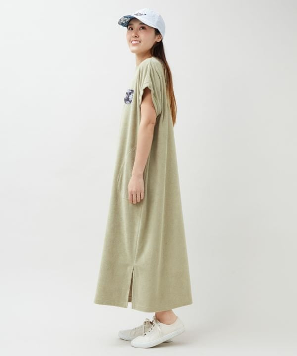 Hawaiian Pocket Pile Dress by Kahiko - Ametsuchi