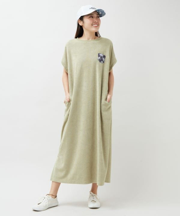 Hawaiian Pocket Pile Dress