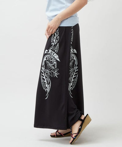 Hawaiian Motif Wide Pants by Kahiko - Ametsuchi