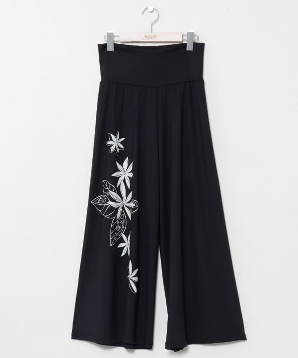 Hawaiian Motif Wide Pants by Kahiko - Ametsuchi