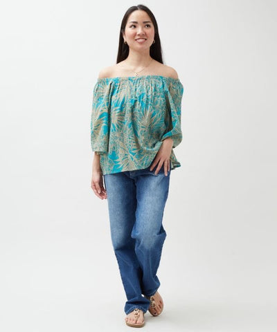 Botanical Hawaiian Resort Top by Kahiko - Ametsuchi