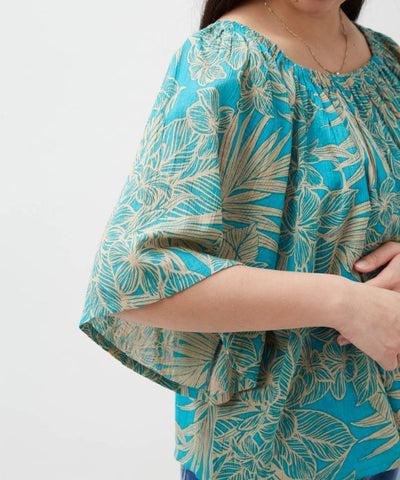 Botanical Hawaiian Resort Top by Kahiko - Ametsuchi