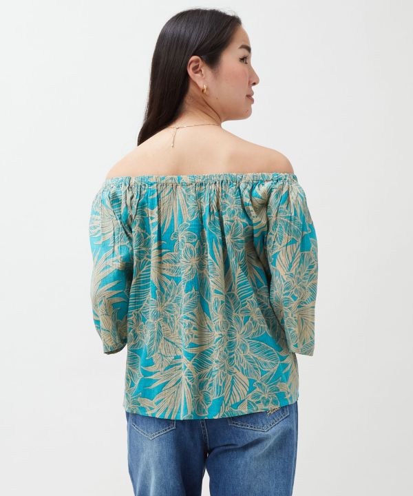 Botanical Hawaiian Resort Top by Kahiko - Ametsuchi