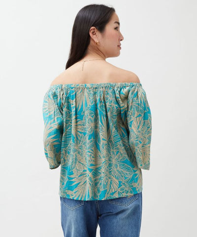 Botanical Hawaiian Resort Top by Kahiko - Ametsuchi