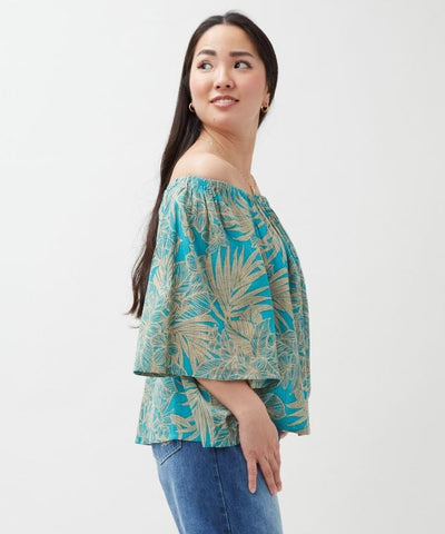 Botanical Hawaiian Resort Top by Kahiko - Ametsuchi