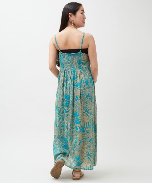 Botanical Hawaiian Camisole Dress by Kahiko - Ametsuchi