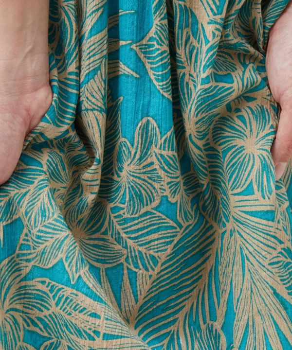 Botanical Hawaiian Camisole Dress by Kahiko - Ametsuchi