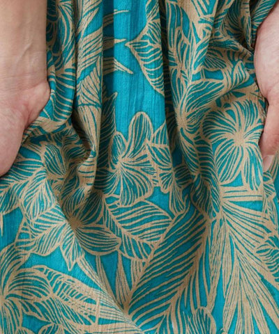 Botanical Hawaiian Camisole Dress by Kahiko - Ametsuchi