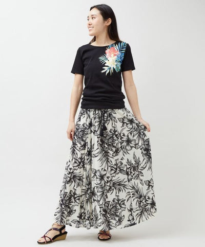 Botanical Hawaiian Resort Skirt by Kahiko - Ametsuchi