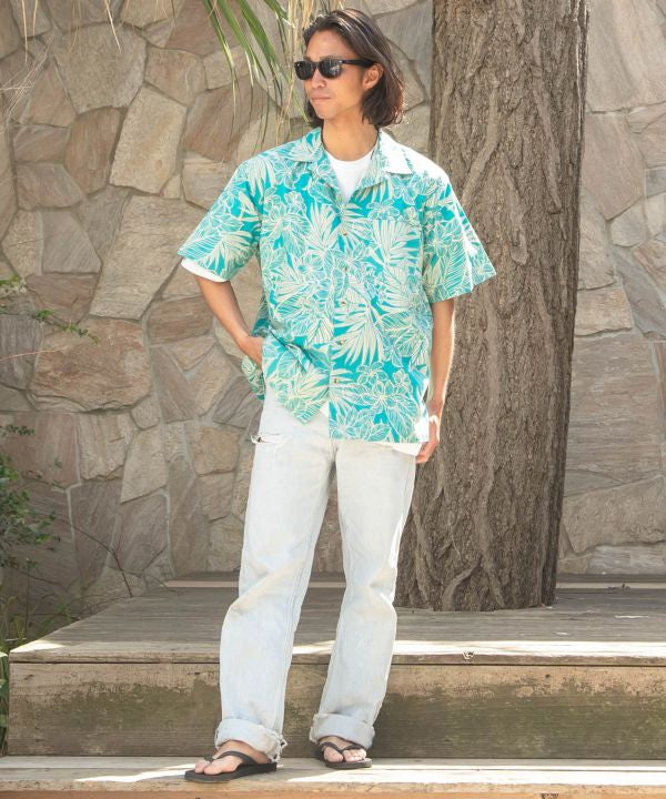 Botanical Hawaiian Open Shirt by Kahiko - Ametsuchi