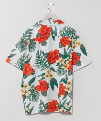 Botanical Hawaiian Open Shirt by Kahiko - Ametsuchi