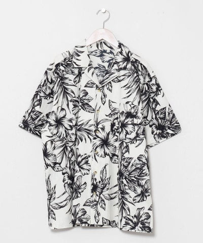Botanical Hawaiian Open Shirt by Kahiko - Ametsuchi