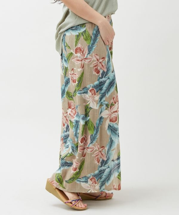 Botanical Hawaiian Wrap Pants by Kahiko - Ametsuchi