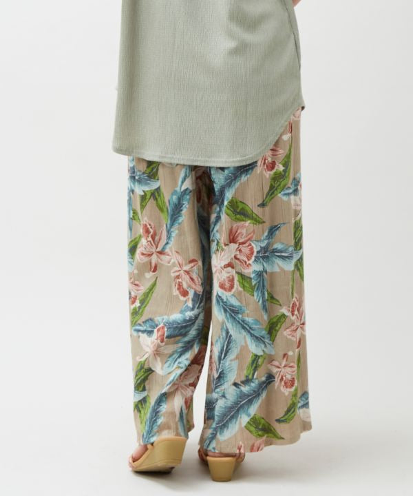 Botanical Hawaiian Wrap Pants by Kahiko - Ametsuchi