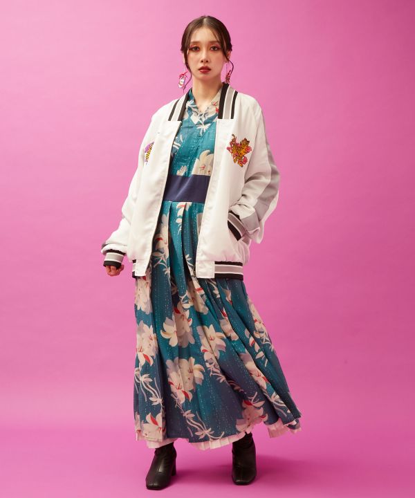KAYA x NAKAMURA KYOKO - Yokai Sashiko Embroidered Jacket by Kaya - Ametsuchi