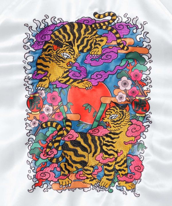 KAYA x NAKAMURA KYOKO - Yokai Sashiko Embroidered Jacket by Kaya - Ametsuchi