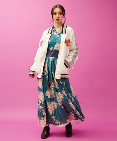 KAYA x NAKAMURA KYOKO - Yokai Sashiko Embroidered Jacket by Kaya - Ametsuchi