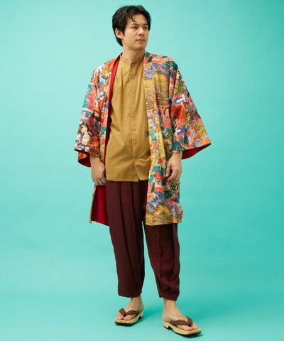 Noragi Hakama Style Pants by Kaya - Ametsuchi