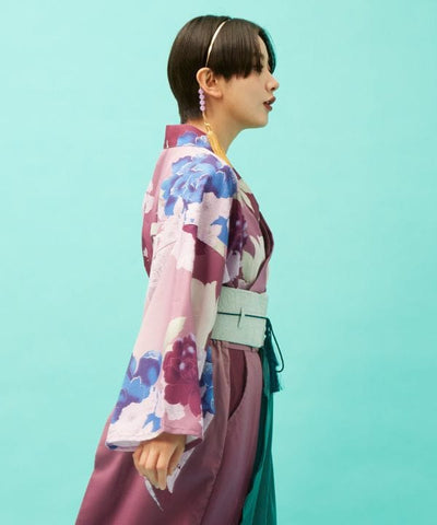 HANAKASUMI Kimono Style Haori by Kaya - Ametsuchi
