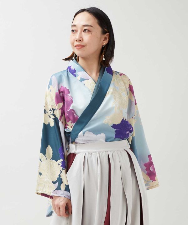 HANAKASUMI Kimono Style Haori by Kaya - Ametsuchi