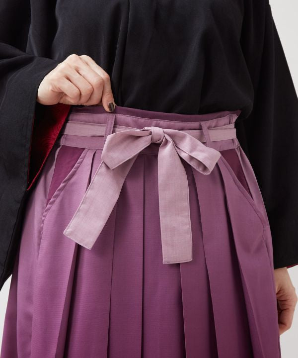 HANAGASUMI - Gradient Hakama Pleat Skirt by Kaya - Ametsuchi
