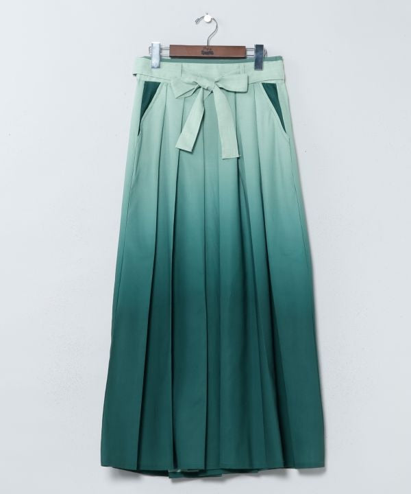 HANAGASUMI - Gradient Hakama Pleat Skirt by Kaya - Ametsuchi