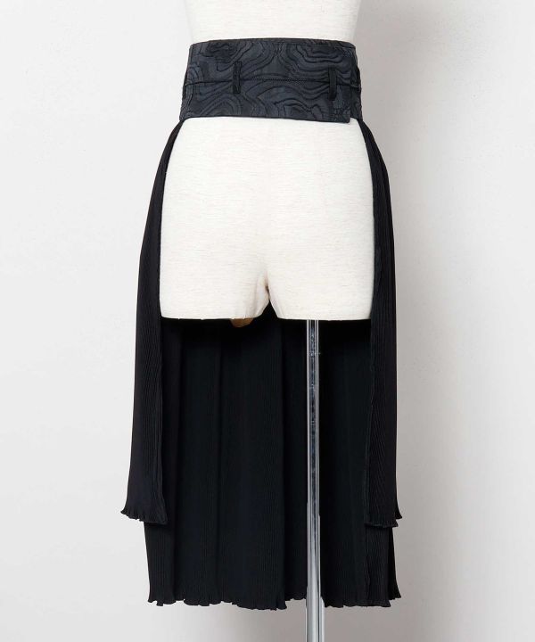 Obi Layered Pleated Skirt by Kaya - Ametsuchi