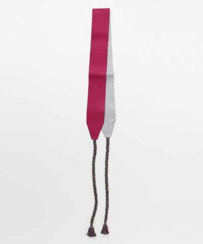 Reversible Cotton Linen Obi Belt by Kaya - Ametsuchi