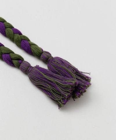 Reversible Cotton Linen Obi Belt by Kaya - Ametsuchi