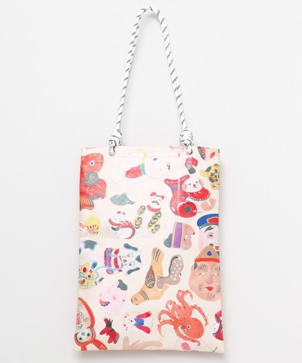 Japanese Collage Art Tote by Kaya - Ametsuchi
