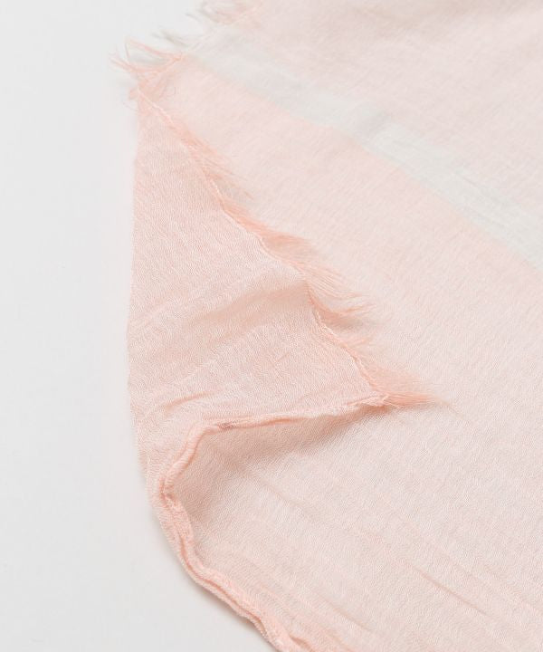 Bicolor Fringe Lightweight Stole by Kaya - Ametsuchi