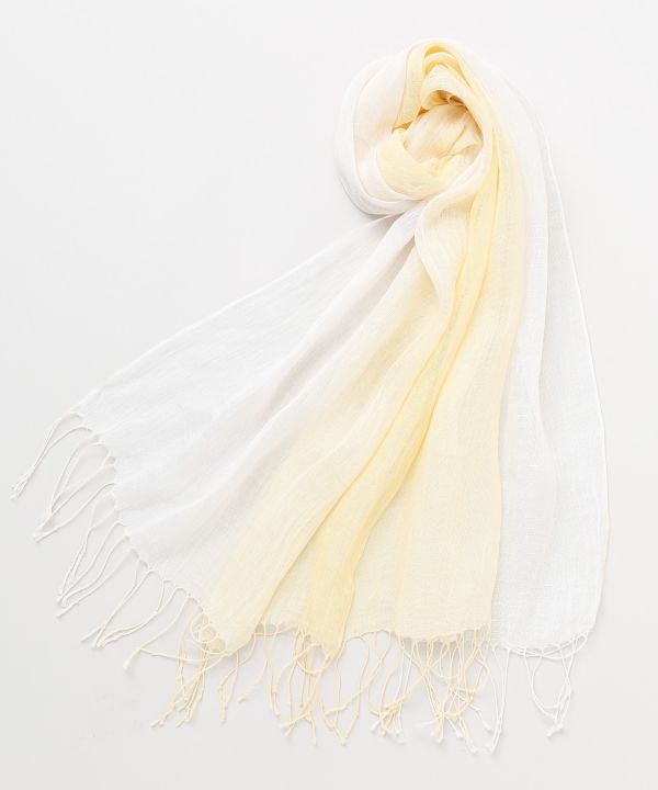 Cotton Linen Natural Stole