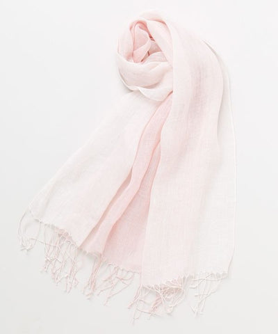 Cotton Linen Natural Stole by Kaya - Ametsuchi