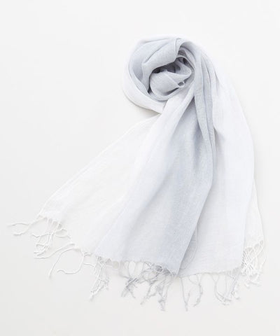 Cotton Linen Natural Stole by Kaya - Ametsuchi