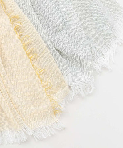 Pastel Fringe Lightweight Stole by Kaya - Ametsuchi
