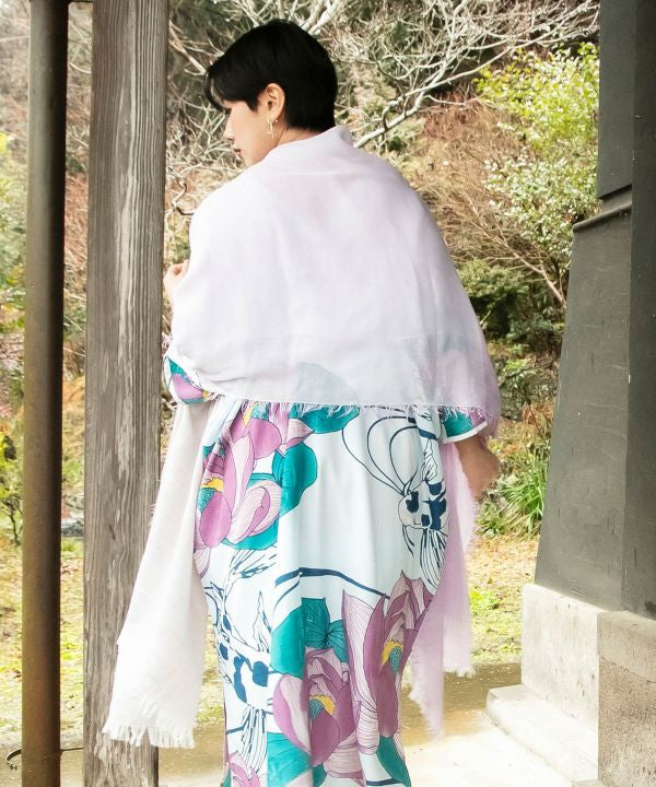 Pastel Fringe Lightweight Stole by Kaya - Ametsuchi