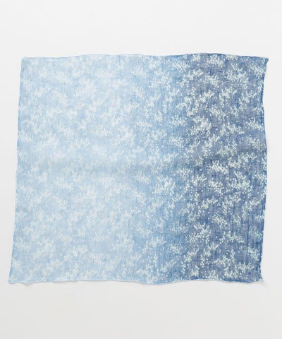 Indigo Square Textile Stole by Kaya - Ametsuchi