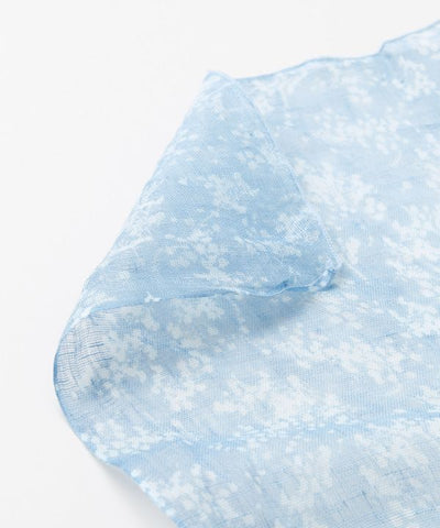 Indigo Square Textile Stole by Kaya - Ametsuchi